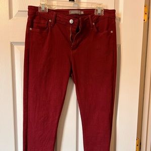 Red Jeans Size 30- Just USA
